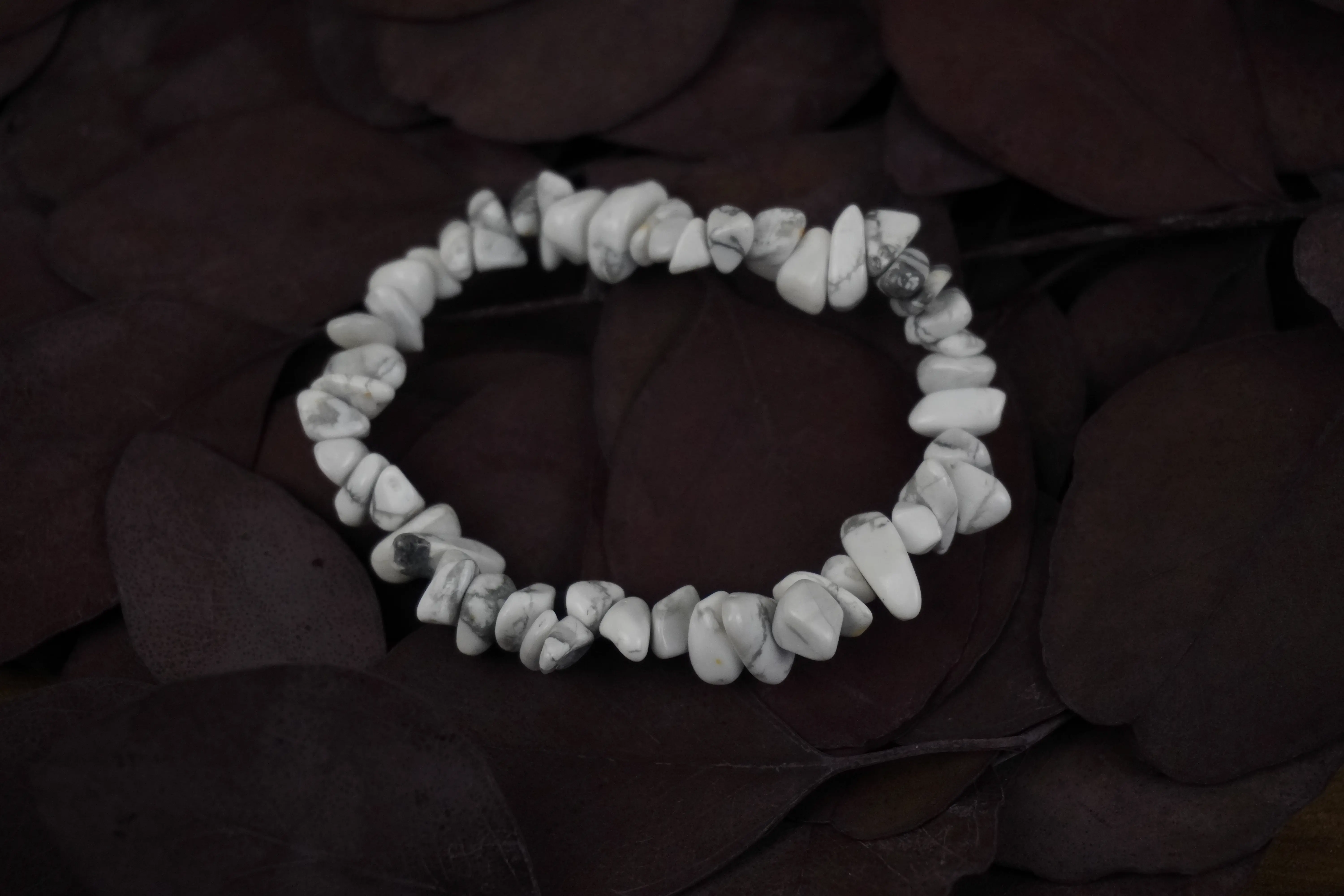 Inner balance white Jaspis Splitterarmband